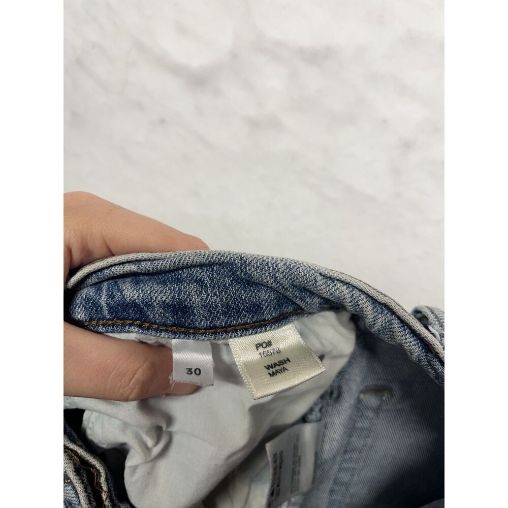 Reformation High Rise Straight leg light wash jeans size 30 - Picture 4 of 6